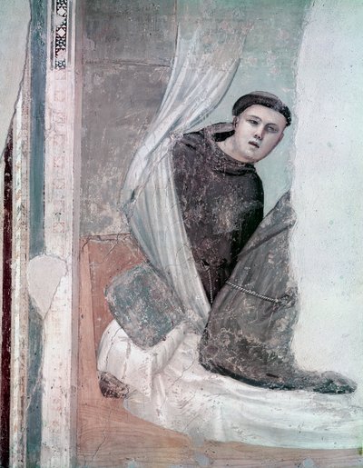 Monk (detail) by Giotto di Bondone